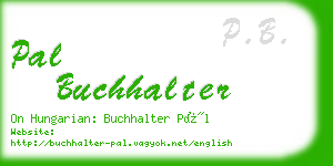 pal buchhalter business card